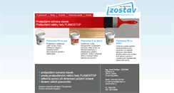 Desktop Screenshot of izostav.cz