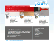 Tablet Screenshot of izostav.cz